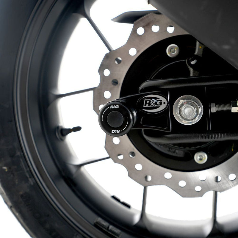 Load image into Gallery viewer, R&amp;G Racing Black Cotton Reels Offset For 2019-2020 Honda CB400X
