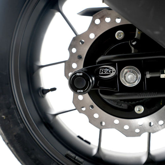 R&G Racing Black Cotton Reels Offset For 2019-2020 Honda CB400X