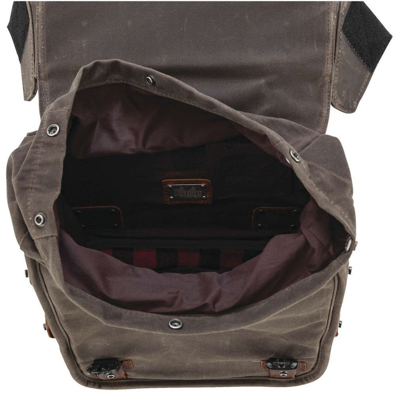 Load image into Gallery viewer, Burly Brand Voyager Throw Over Saddlebags Dark Oak - B15-1002D
