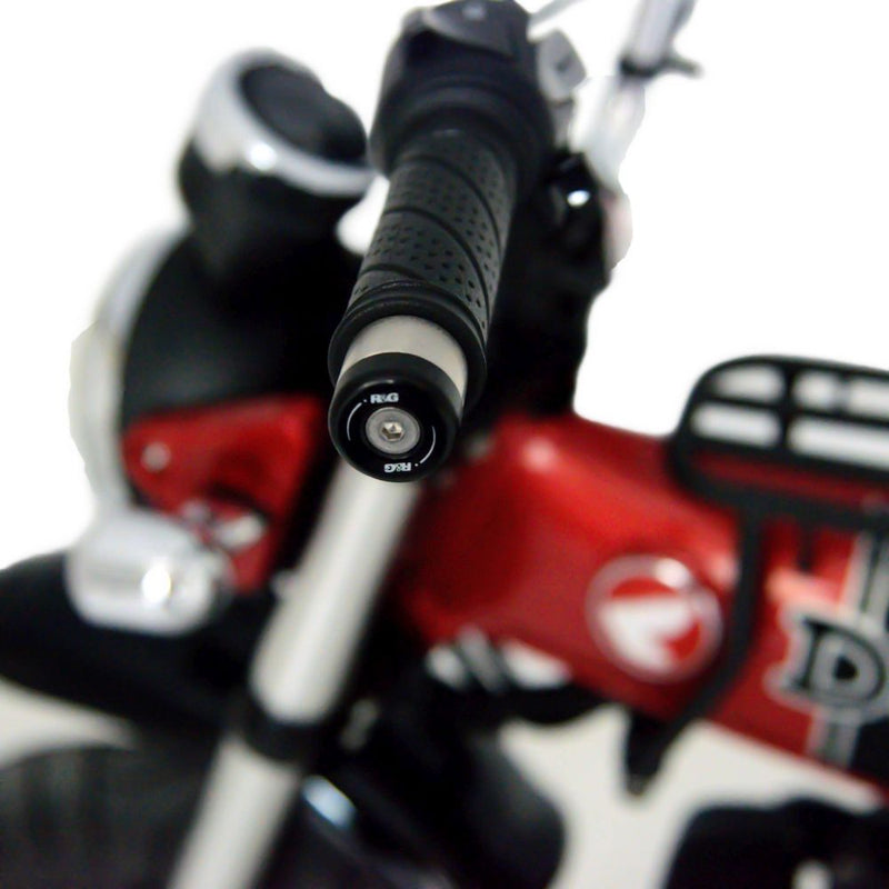 Load image into Gallery viewer, R&amp;G Racing Black Bar End Sliders For 2022-2024 Honda Dax 125
