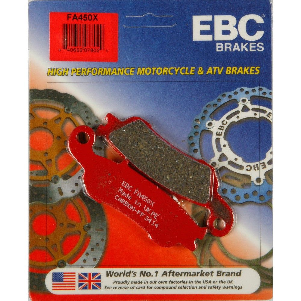 EBC 1 Pair Premium SFA Organic OE Replacement Brake Pads MPN FA450X