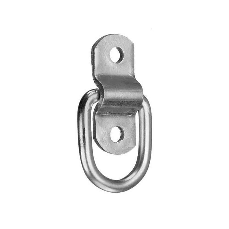 Load image into Gallery viewer, Buyers Products, 1/4 Inch Rope Ring With 2-Hole Mounting Bracket, Zinc Plated
