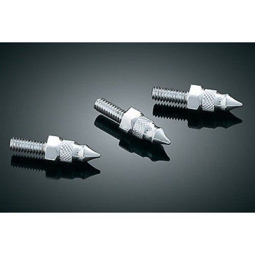 KURYAKYN CHRME WINDSHIELD MOUNT SPIKES FOR 1996-2013 HARLEY BATWING FAIRING 1369