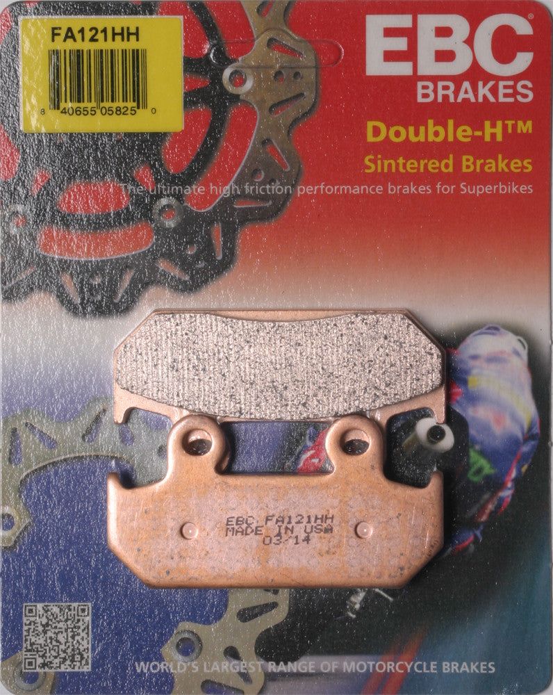 Load image into Gallery viewer, EBC 1 Pair Sintered HH Race Formula Brake Pads For Honda CBR600F 1987-1990
