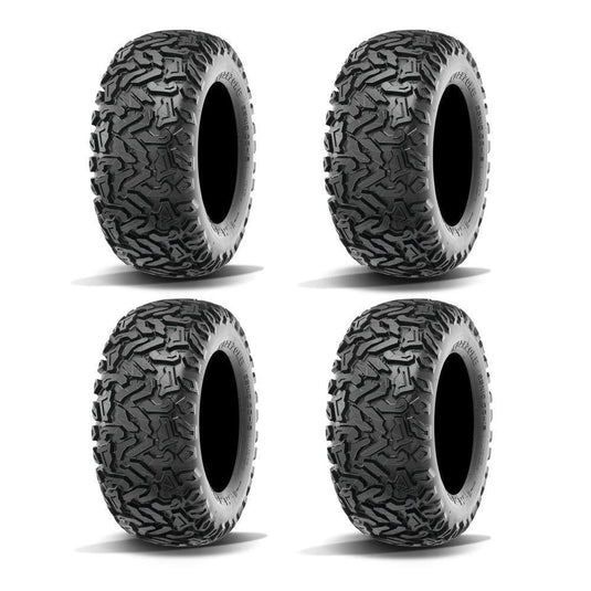 Full Set Of Maxxis Workzone Radial (6 Ply) UTV Tires 25x10R-12 (4)