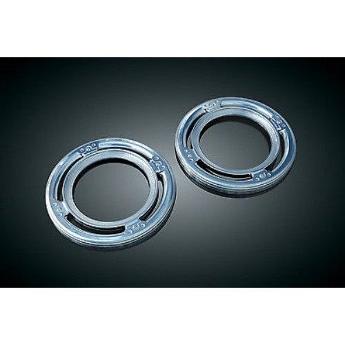 KURYAKYN CHROME REAR SPEAKER ACCENTS '11-2013 HARLEY ROAD GLIDE ULTRA FLTRU 3792