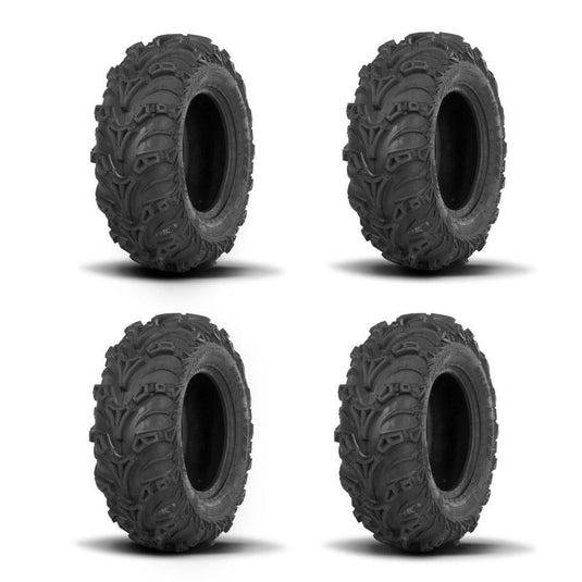 ITP Two Each Mud Lite II Tires Front [26x9-12] And Mud Lite II Tires Rear [26x11-12]