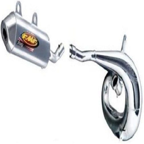 FMF GNARLY PIPE EXHAUST + SHORTY SILENCER 00 01 HONDA CR250R CR250 CR 250