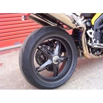R&G Racing Black Spindle Sliders For 1983 Triumph Daytona 600