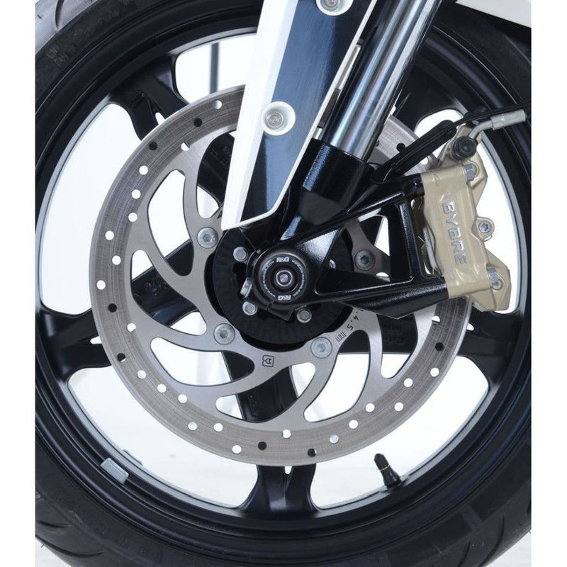 Load image into Gallery viewer, R&amp;G Racing Black Fork Protectors For 2017-2024 BMW G310GS
