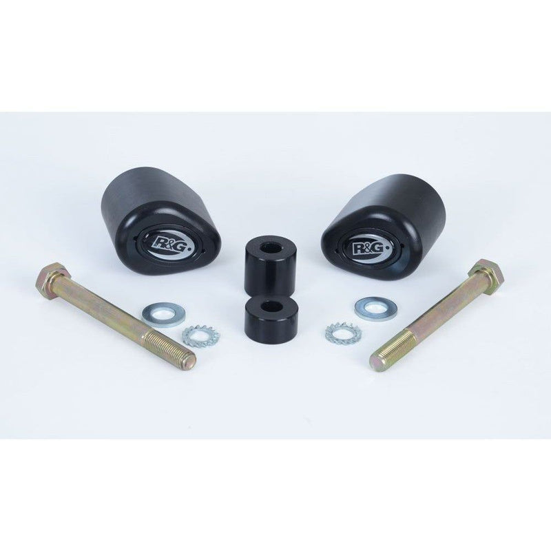 Load image into Gallery viewer, R&amp;G Racing Black Aero Style Crash Protection Bobbins For 2011-2012 Triumph Speed Triple
