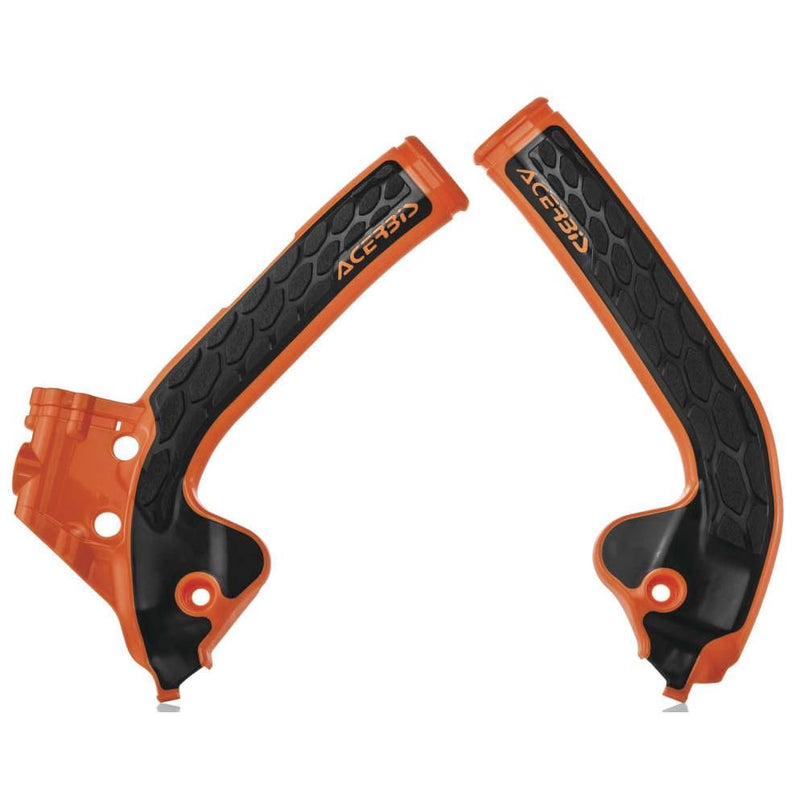 Load image into Gallery viewer, Acerbis 16 Orange/Black X-Grip Frame Guard - 2686045225
