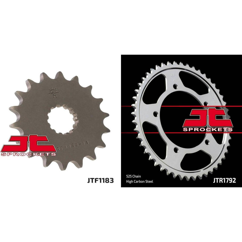 Load image into Gallery viewer, Front &amp; Rear Sprocket Kit for TRIUMPH 800 Bonneville 02-06 JT Sprockets
