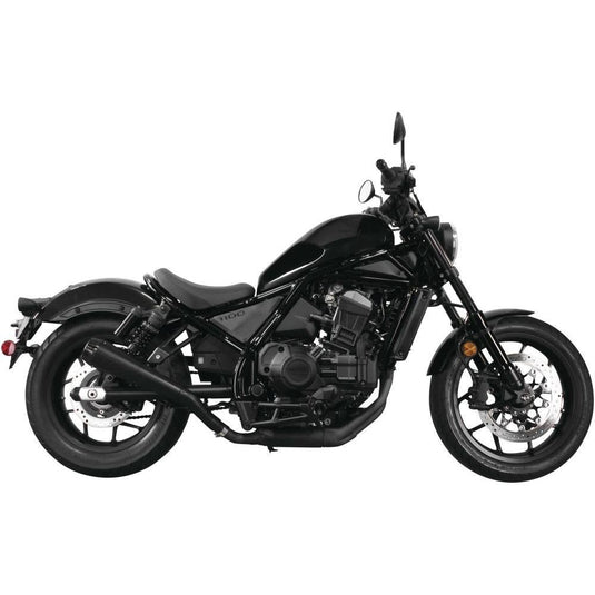Two Brothers Racing Comp-S Ceramic Black Slip-On System For Honda CMX1100 2021-2022