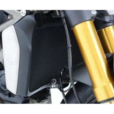 Load image into Gallery viewer, R&amp;G Racing Black Aluminum Radiator Guard For 2019-2020 Ducati Diavel 1260 S
