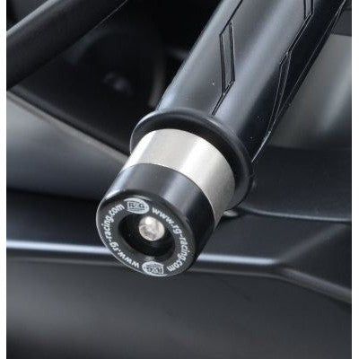 R&G Racing Black Bar End Sliders For 2022-2024 Yamaha TMAX 560