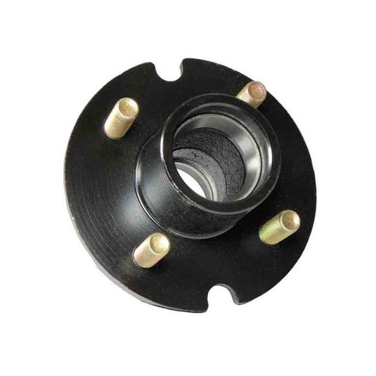 4-Bolt on 4" Circle Studded Trailer Hub For 1" OR 1-1/16" Straight Spindles for 2,000 lb. Axle