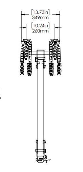 Swagman (63381) Trailhead RV 4-Bike Rack - RV Approved