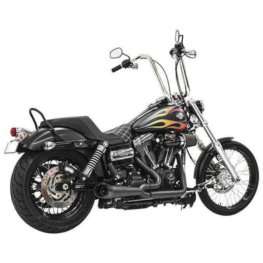 Two Brothers Racing 2-Into-1 Black Turnout Racing Exhaust 005-5130199-B