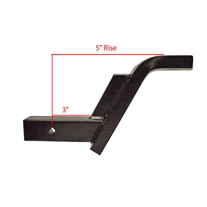 Load image into Gallery viewer, Rigid Hitch (HUB-3610) Heavy Duty Ball Mount for 2 inch Receivers - 6 inch Drop - 5 inch Rise
