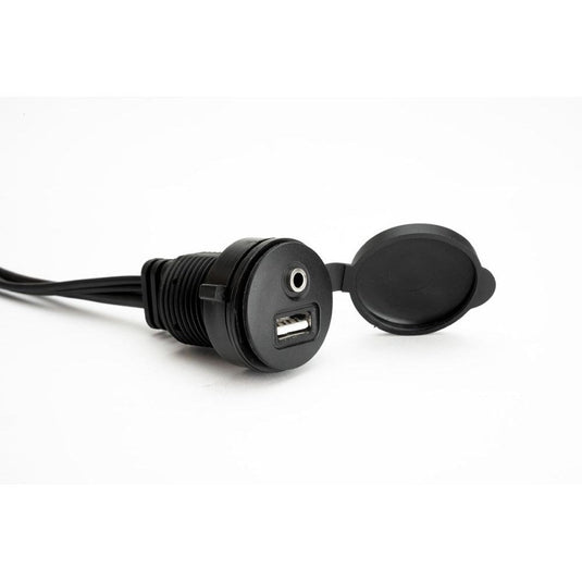 SSV Works Overhead 6.5" Speaker Adapters With RCA Harness And AUX/USB Add-On