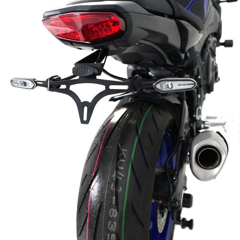 Load image into Gallery viewer, R&amp;G Racing Black Tail Tidy License Plate Holder For 2023-2024 Yamaha MT-10
