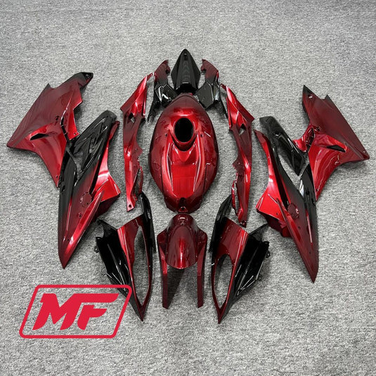 Monster Fairings Full Kit BMW S1000RR 17-18 Fire Black and Red + Windshield + Gas Tank Cover