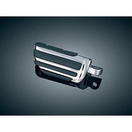 Kuryakyn Chrome Rubber Pilot Footpeg Driver Cruise Pegs Male Mount Pair Harley