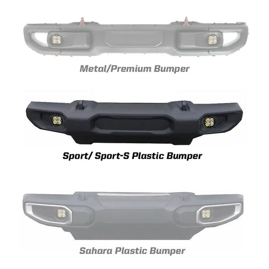 Baja Designs Fog Pocket Light Kit Squadron Sport Series Wide Cornering Pattern Clear Lens 447066