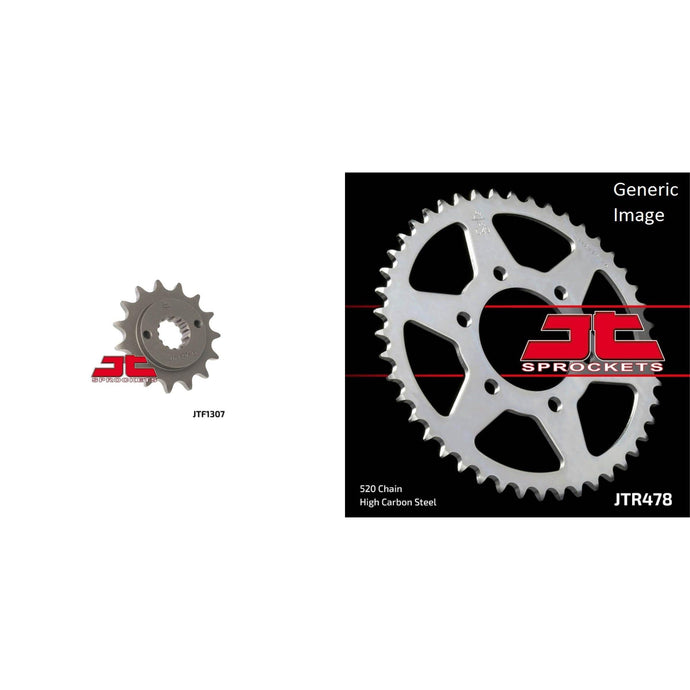 Front & Rear Sprocket Kit for Street KAWASAKI ZX600 Ninja ZX-6RR 2005-2006
