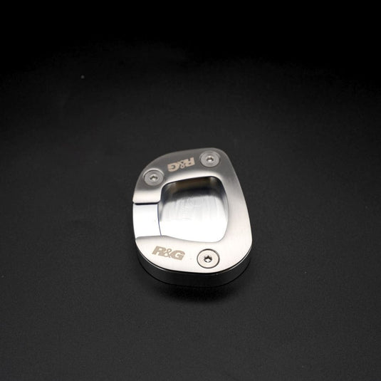 R&G Racing Silver Kickstand Shoe For 2019-2020 Aprilia RSV4 1100 Factory