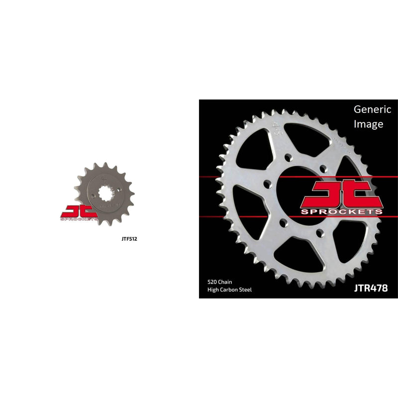 Load image into Gallery viewer, Front &amp; Rear Sprocket Kit for Street KAWASAKI ZX-4 1991-1992
