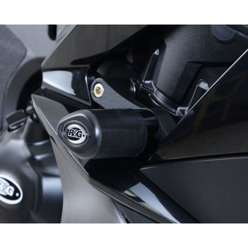 Load image into Gallery viewer, R&amp;G Racing Black Aero Style Crash Protection Bobbins For 2020-2024 Kawasaki Ninja 1000SX ZX1000
