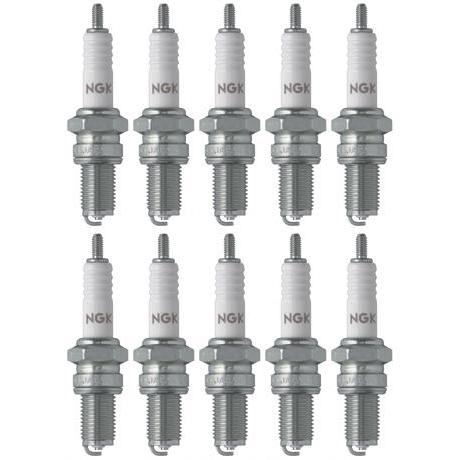 Load image into Gallery viewer, Set of 10 NGK Standard Spark Plugs for Suzuki DR100 1990-1983 Engine 100cc
