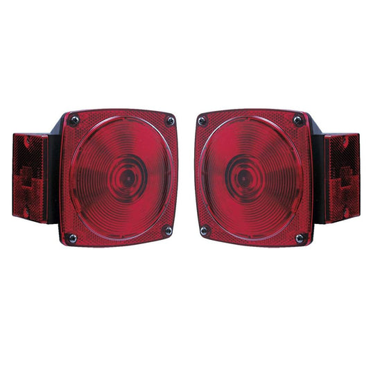 Peterson Incandescent Square Trailer Tail Lights (RLC-441) Submersible