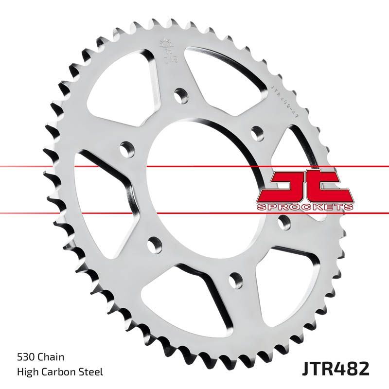 Load image into Gallery viewer, JT Sprockets Rear Steel Sprocket 47 Tooth 47T 530 Chain JTR482.47
