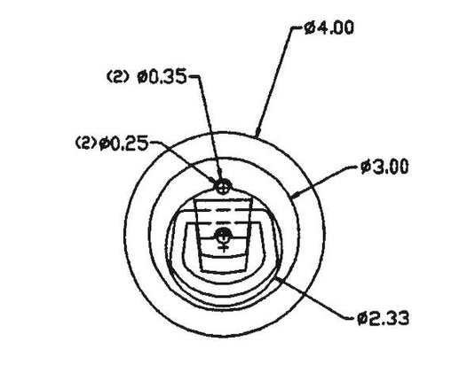 10-Pack, Buyers Surface Mounted Rope Ring, Zinc Plated