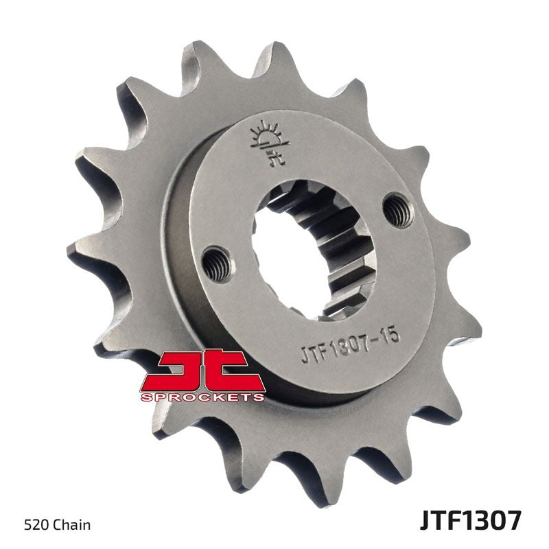 Load image into Gallery viewer, JT Sprockets Front Steel Countershaft Sprocket 15 Tooth 15T 520 Chain
