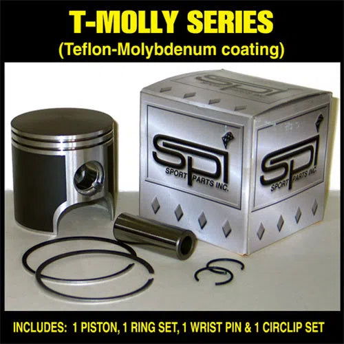 Load image into Gallery viewer, SPI 09-605 Oem Style Piston Kit With Rings Teflon Coated Std
