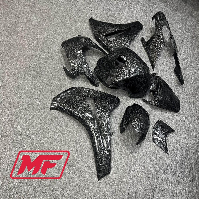 Load image into Gallery viewer, Monster Fairings Full Kit Honda CBR1000RR 08-11 Forged Carbon Fiber Style + Windshield + Gas Tank Cover
