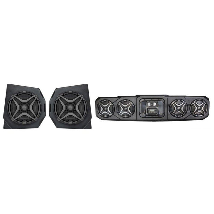 SSV Works 2 Speaker Audio Kit And 4 Speaker Overhead Sound Bar For Can-Am HD10 16-22