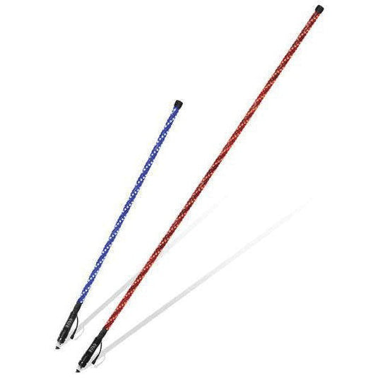 Boss Audio Systems Remote-Controlled RGB LED Lighted Whips 4 ft.