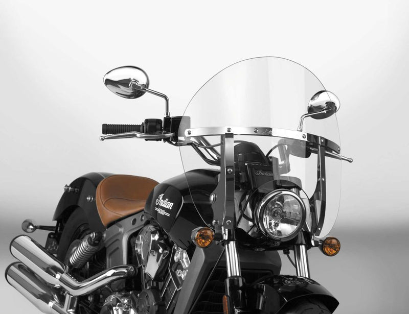Load image into Gallery viewer, National Cycle Clear SwitchBlade Chopped Quick Release Windshield With Mount Kit, Straight Forks For Honda VT1300CS 2010-14
