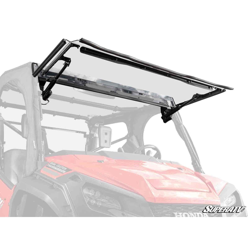 Load image into Gallery viewer, SuperATV Honda Pioneer 1000 MaxDrive Power Flip Windshield PFWS-H-PIO1K-70
