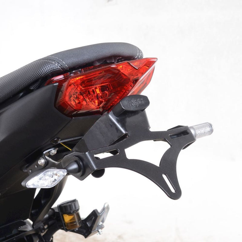 Load image into Gallery viewer, R&amp;G Racing Black Tail Tidy License Plate Holder For 2021-2023 Yamaha MT-09 FZ-09
