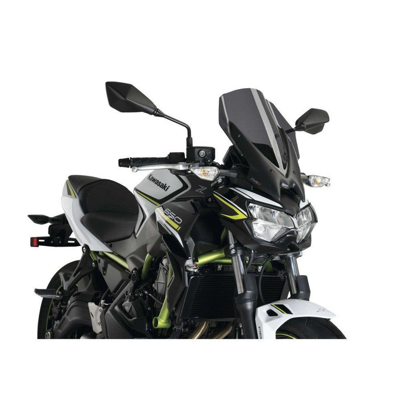 Load image into Gallery viewer, Puig Naked New Generation Windshield Dark Smoke - 3865F
