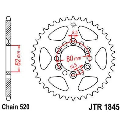 Load image into Gallery viewer, Front &amp; Rear Sprocket Kit for YAMAHA BW200 N,S,T,U 85-88 JT Sprockets
