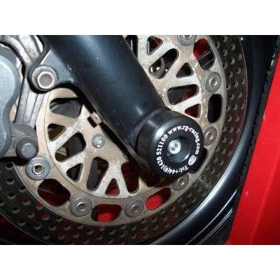 Load image into Gallery viewer, R&amp;G Racing Black Fork Protectors For 1983?2000 Kawasaki ER-5 FP0039BK
