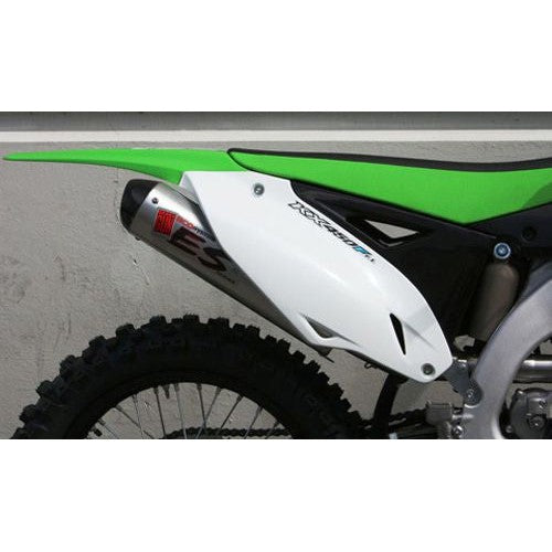 Load image into Gallery viewer, Big Gun Ballistic Stainless Steel Slip-On Exhaust With Black End Tip For Honda TRX450R 2006-2014
