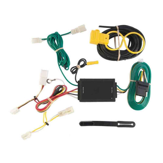 Rigid Hitch (R3-0393) Class III 2 Inch Receiver Trailer Hitch Bundle - Includes Ball Mount and Custom Wiring Harness fits 2015-2020 Toyota Sienna SE